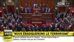 Les parlementaires réunis en Congrès chantent la Marseillaise
