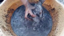 Messy Gritty Sand Cement Water Crumble Soothing Cr: Awunai ASMR