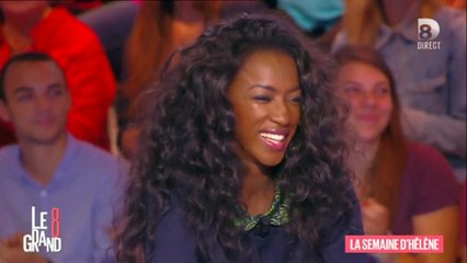 L'émotion de Hapsatou Sy sur le plateau du Grand 8