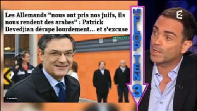 Yann Moix traite Patrick Devedjian de salaud dans ONPC