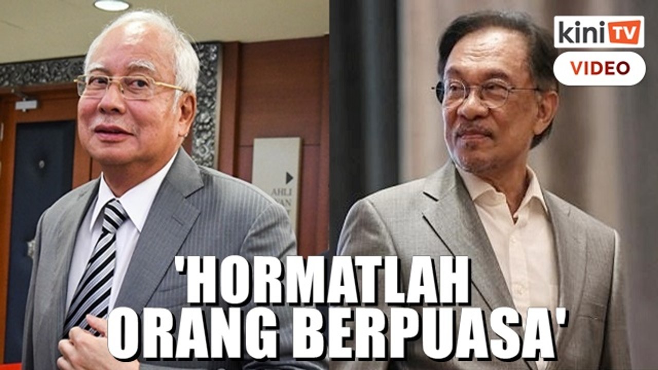 Hormat orang puasa, lepas raya debatlah sepuas hati - kem Najib
