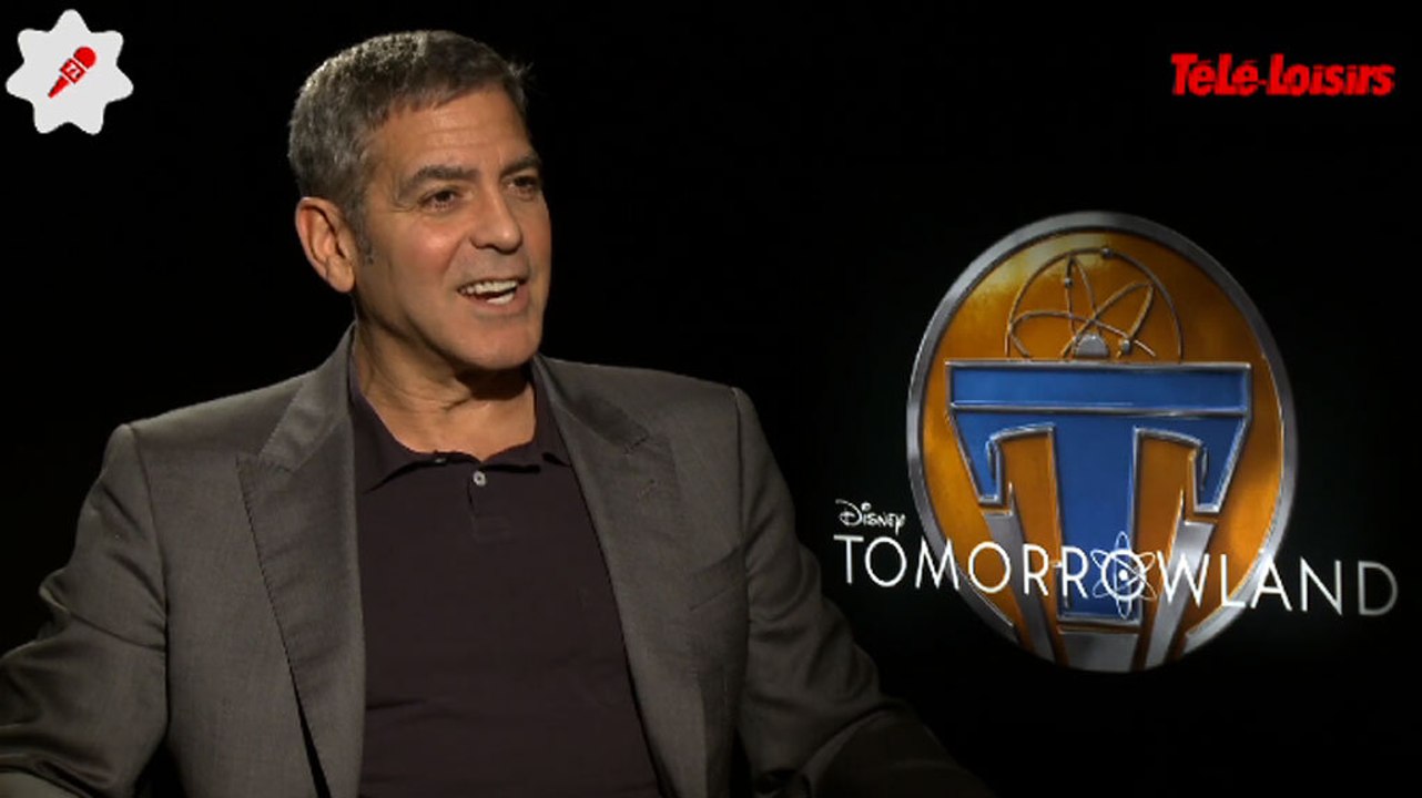 George Clooney (A la poursuite de demain) : "J'adore la France et les Alpes où je vais me balader à moto"