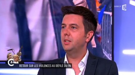 Les journalistes de C à vous reviennent sur les violences subies par leur équipe pendant le rassemblement FN du 1er mai