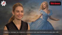 Lily James nous parle de son rôle de Cendrillon