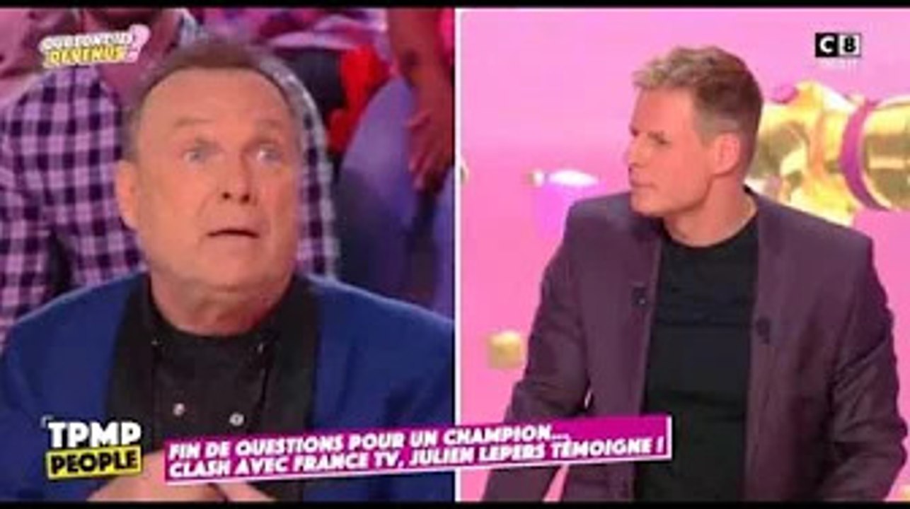 "Trois discriminations punies par la loi" : Julien Lepers règle ses comptes suite à son éviction