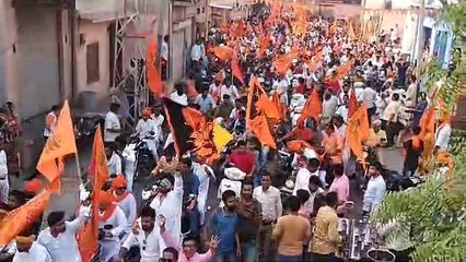 नागौर में रामनवमी पर पहली बार निकली ऐसी शोभायात्रा, थम सा गया नागौर