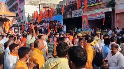 Jaipur City : दो साल बाद फिर निकली श्रीराम शोभायात्रा, इस तरह किया लोगों ने स्वागत... देखिए Video