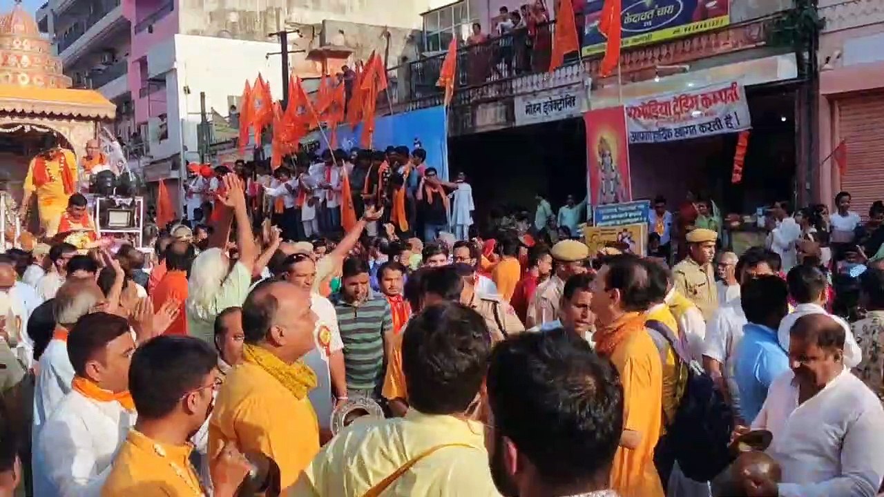 Jaipur City : दो साल बाद फिर निकली श्रीराम शोभा...