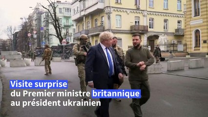 Ukraine: Visite surprise de Boris Johnson à Kiev