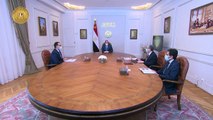 الرئيس السيسي يجتمع برئيس مجلس الوزراء ووزير الكهرباء والطاقة المتجددة