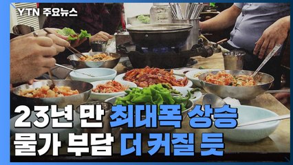 외식물가 급등...추경호 "물가안정 최우선 과제" / YTN