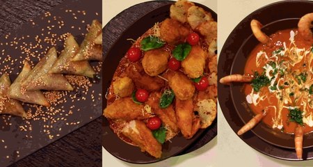 Bisque de crevettes, Escalope panée, Samsa  - Koujinetna Haka EP 09