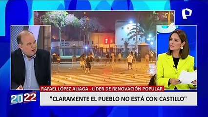 Rafael López Aliaga: "Para mí Yonhy Lescano es un topo en Acción Popular"