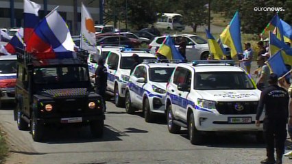 Chipre | Ucranianos protestan contra una manifestación a favor de Rusia