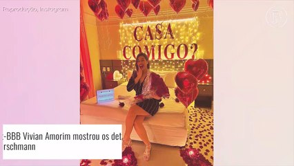 Vem casamento aí! Vivian Amorim anuncia noivado com pai da sua filha: 'Ainda tô digerindo'