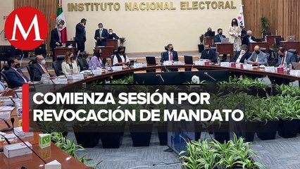 INE instala sesión extraordinaria por la revocación de mandato