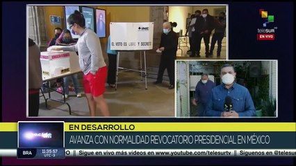 En México avanza revocatorio presidencial en plena normalidad