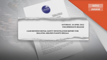 Insiden MH2664 | CAAM arah MAB laksana lima perkara