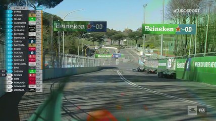 Vergne, une 2e place à Rome et la tête du championnat : l'arrivée du ePrix