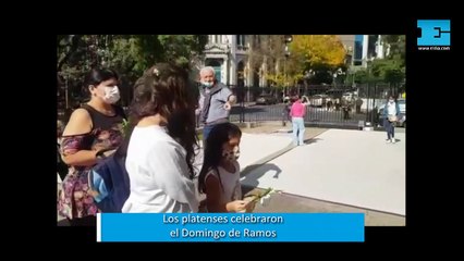 Celebración de Domingo de Ramos en La Plata