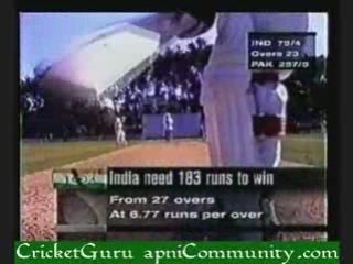 Pak v ind 3rd odi (sahara cup 1998 toronto) p2