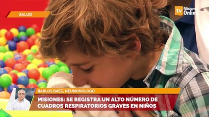 Misiones: se registra un alto número de cuadros respiratorios graves en niños