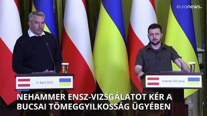 ENSZ-vizsgálatot kér az osztrák kancellár a bucsai tömeggyilkosság ügyében