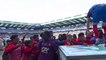 1/2 Finale de Gambardella SMCaen - Stade Rennais : la joie lors du tir au but victorieux