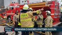 Kebakaran di Basement Tower F Apartemen Bassura DIduga Berawal dari Sebuah Sepeda Motor