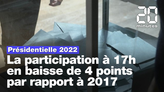 Présidentielle 2022: La participation à 17 heures en baisse de 4 points par rapport à 2017