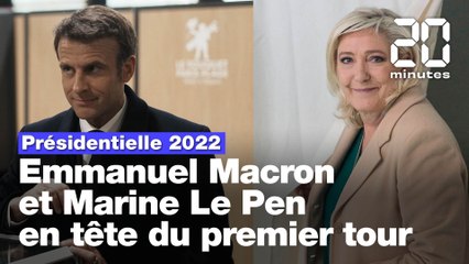 Video herunterladen: Présidentielle 2022: Emmanuel Macron et Marine Le Pen en tête du premier tour