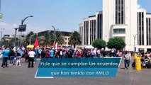 En día de revocación de mandato, CNTE marcha para exigir que AMLO cumpla sus acuerdos
