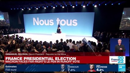 REPLAY: Watch Emmanuel Macron's speech after the 1st round of French election