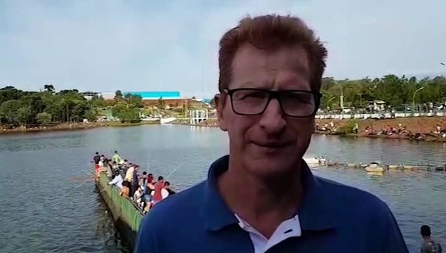 Famílias passam tarde de lazer na Pesca no Lago, mais de 10 mil pessoas estiveram presentes