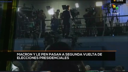 teleSUR Noticias 17:30 10-04: Tanto Macron como Le Pen ganaron la primera vuelta en Francia