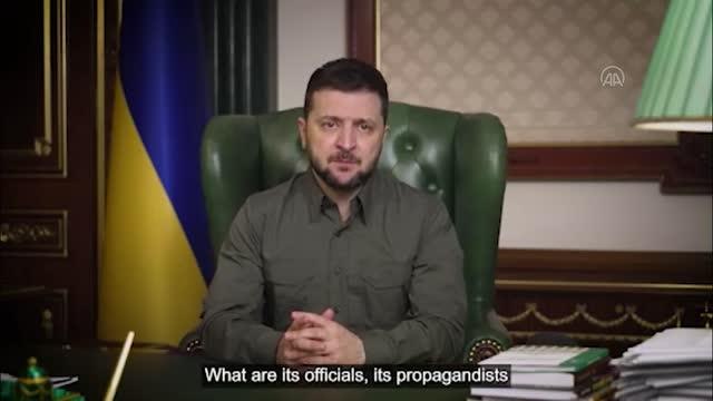 Zelenskiy: Rusya, Ukrayna'ya yönelik siyasetinin yanlış olduğunu kabul etmeye korkuyor