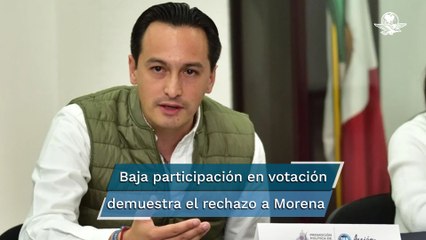 Capitalinos dan la espalda a Morena en revocación de mandato, asegura presidente del PAN en CDMX