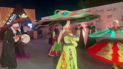 افتتاح خيمة تنورة-الإعلامي أسامة منير