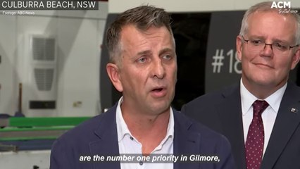 'The PM got the welcome he deserved' Scott Morrison and Liberal candidate Andrew Constance respond to questions | April 11, 2022 | Canberra Times