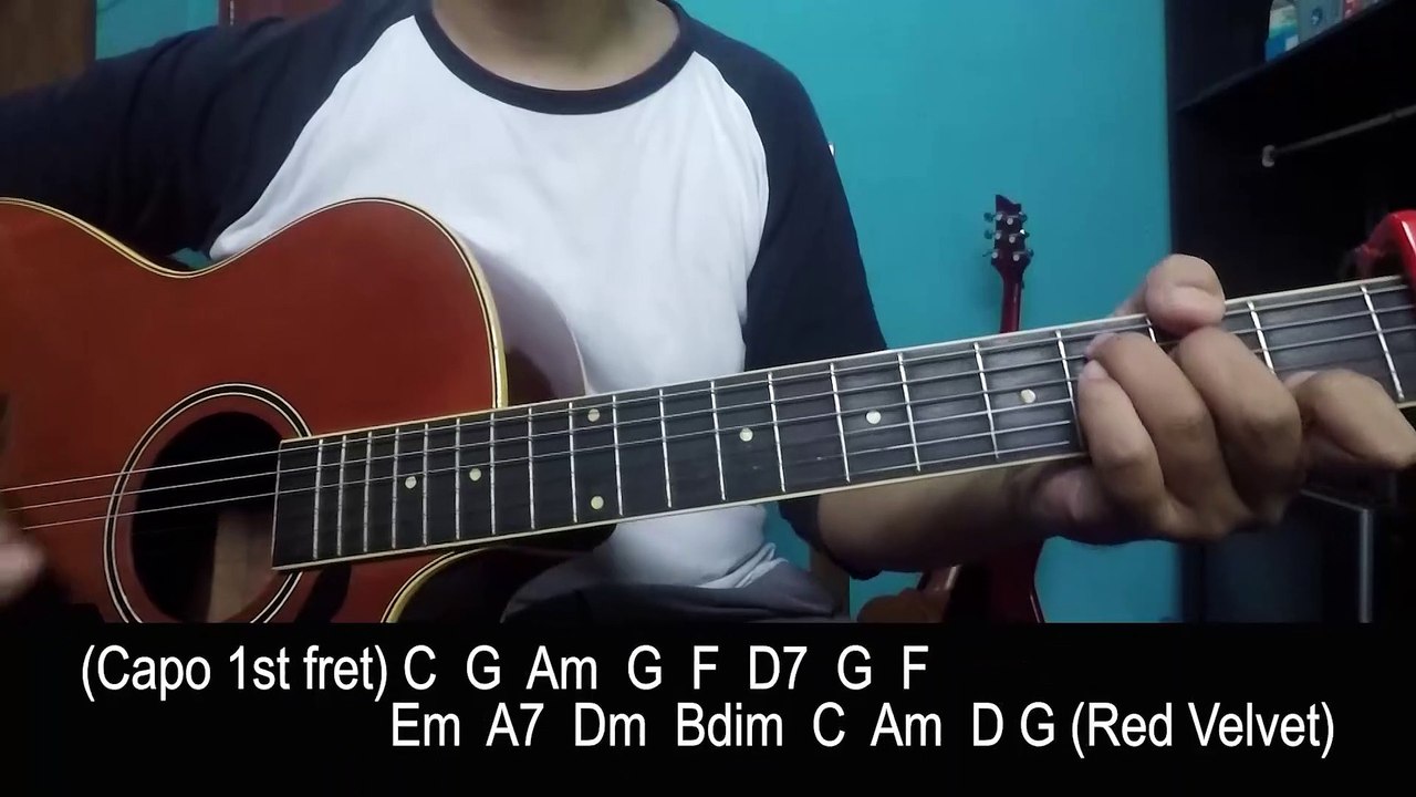 red velvet rhythm of my heart guitar playthrough