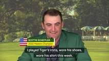 Scheffler hails Tiger's influence on his Masters win