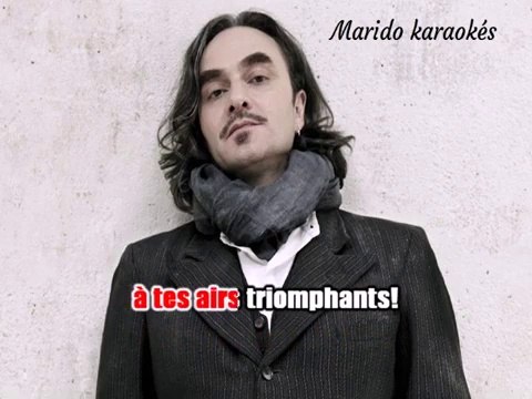 KARAOKE Stephan Eicher - Je te mentirais disant