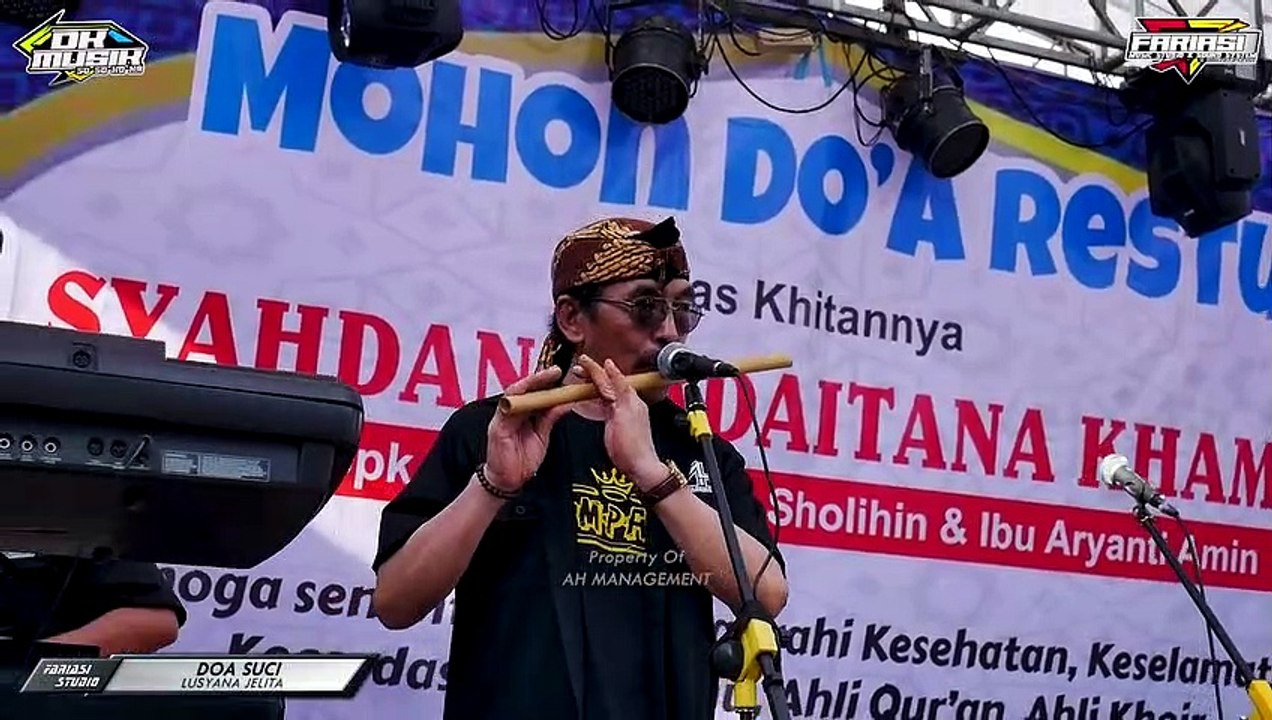 DOA SUCI - LUSYANA JELITA DAN MC SAMPAI MENANGIS MENYANYIKAN LAGU INI ll DK MUSIK ll LIVE WELAHAN
