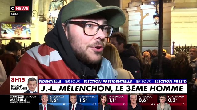 Présidentielle : Reportage avec les électeurs de Jean-Luc Mélenchon qui ont espéré cette nuit une qualification de leur candidat après son score historique