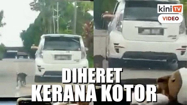 Polis rakam kenyataan wanita, anak tarik anjing dari dalam Myvi