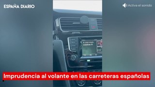 Imprudencia demencial en una carretera española: 2 detenidos