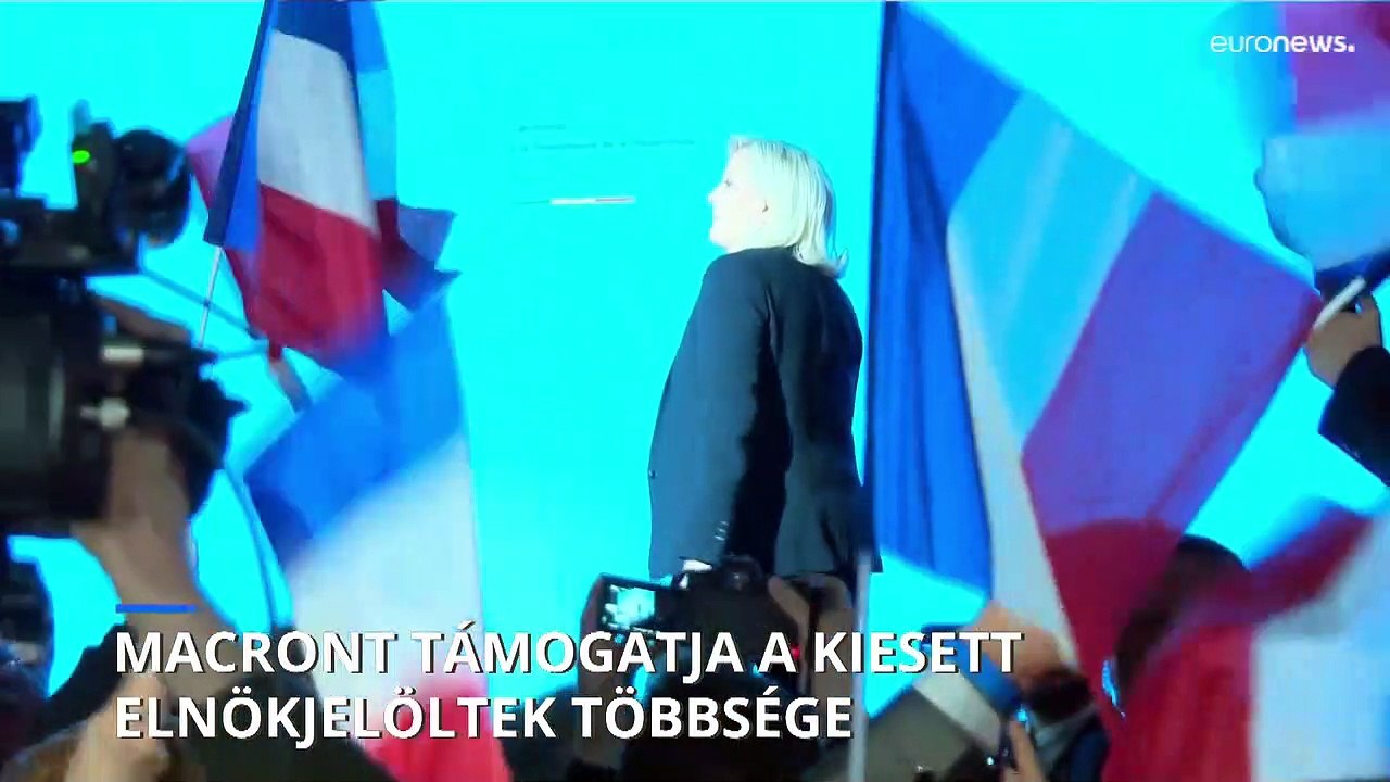 Ismét Macron és Le Pen küzdhet meg a francia elnökválasztás második fordulójában