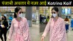 Katrina Kaif Flaunts Her Punjabi Bahu Look At Mumbai Airport