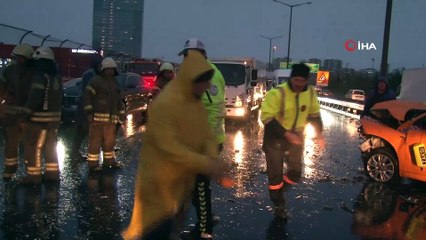 TEM Otoyolu’nda zincirleme kaza