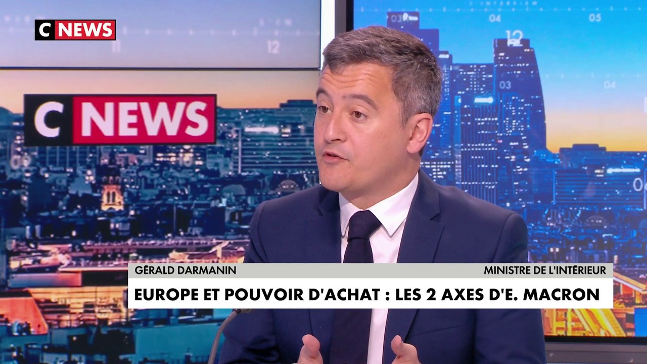 Gérald Darmanin : «Je suis fier d’avoir eu Emmanuel Macron président lors des trois crises qu’a connu la France pendant le quinquennat : les gilets jaunes, le Covid, et l’Ukraine»